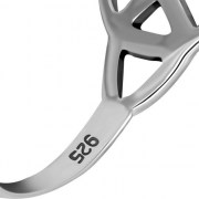 Sterling Silver Light Celtic Knot Ring, rp564